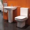 Monza Square 4-Piece Bathroom Suite 1 Monza Square 4-Piece Bathroom Suite -Cloakroom Suites Shop Monza Square 4 Piece Bathroom Suite p