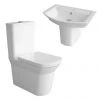 Nuie Clara 4-Piece Modern Cloakroom Suite -Cloakroom Suites Shop Premier Clara 4 Piece Modern Cloakroom Suite p