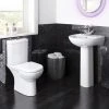Nuie Lawton Compact 4-Piece Bathroom Suite -Cloakroom Suites Shop Premier Lawton Compact 4 Piece Bathroom Suite p