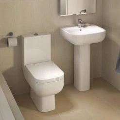 RAK Series 600 WC PAK with Soft Close Seat + 1TH Basin