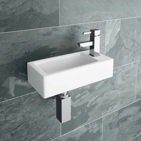 Rondo Cloakroom Suite (Toilet + Wall Hung Basin) 4 Rondo Cloakroom Suite (Toilet + Wall Hung Basin) - Image 2