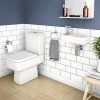 Rondo Cloakroom Suite (Toilet + Wall Hung Basin) -Cloakroom Suites Shop RCS np