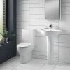 Toreno Round 4-Piece Modern Bathroom Suite