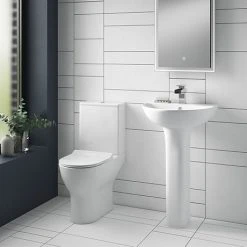 Toreno Round 4-Piece Modern Bathroom Suite