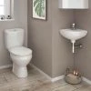 Tina Compact Cloakroom Suite + Single Lever Basin Mixer Tap -Cloakroom Suites Shop Tina Compact Cloakroom Suite inc Single Lever Basin Mixer p