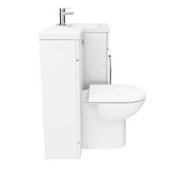 Valencia 1100mm Combination Bathroom Suite Unit with Basin + Round Toilet 13 Valencia 1100mm Combination Bathroom Suite Unit with Basin + Round Toilet -Cloakroom Suites Shop VAL1100R n d4 460