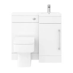 Valencia 900mm Combination Bathroom Suite Unit + Square Toilet -Cloakroom Suites Shop VAL900S D5 460